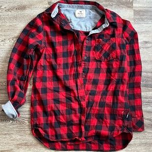 Wind river heritage-Red and Black Plaid Men's Shirt